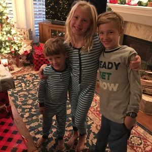 Adorable Nordstrom’s striped onesie pajama